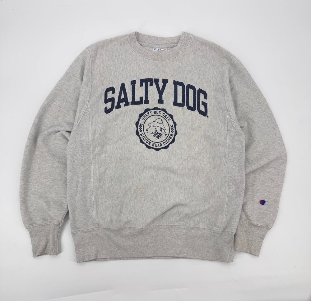 Champion Reverse Weave Salty Dog Cafe Sweatshirt Mens S Gray Hilton Head
